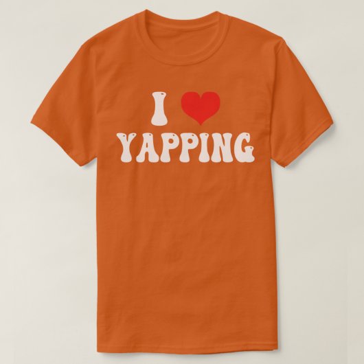 I Love Yapping T-shirt (Design voorkant)