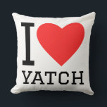 I love yatch kussen<br><div class="desc">I love yatch,  for sailing lovers</div>
