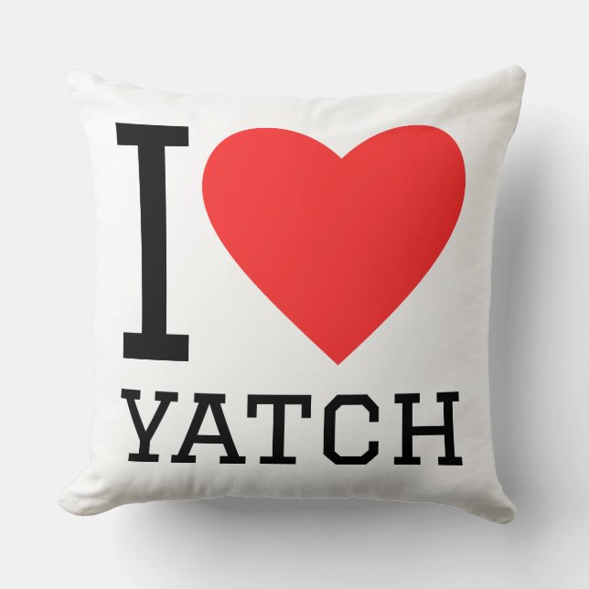 I love yatch kussen (Voorkant)