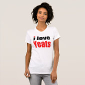 I Love Yeats T-shirt (Voorkant volledig)