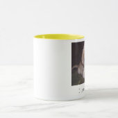 I Love Yellow Labs Coffee Mok (Midden)