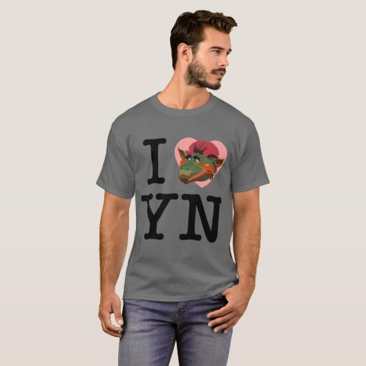 I Love Yew Nork T-shirt (Voorkant volledig)