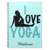 I Love Yoga Personalized Notitieboek (Voorkant)