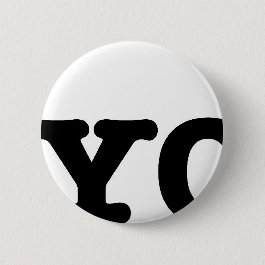 I Love Yoga Ronde Button 5,7 Cm (Voorkant)