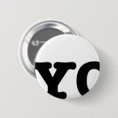 I Love Yoga Ronde Button 5,7 Cm (Voorkant /achterkant)