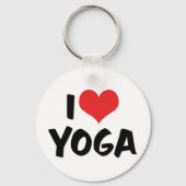 I Love Yoga Sleutelhanger (Voorkant)