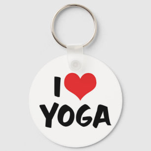 I Love Yoga Sleutelhanger