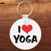 I Love Yoga Sleutelhanger (Voorkant)