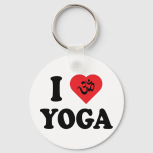 I Love Yoga Sleutelhanger