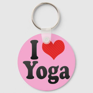 I Love Yoga Sleutelhanger