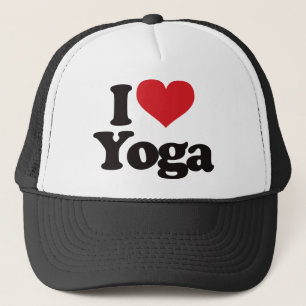 I Love Yoga Trucker Pet