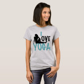 I Love Yoga Women's T-shirt (Voorkant volledig)