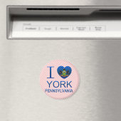 I Love York, PA Magneet (Insitu (Vaatwasser))