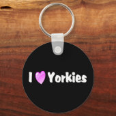 I Love Yorkies Sleutelhanger (Voorkant)