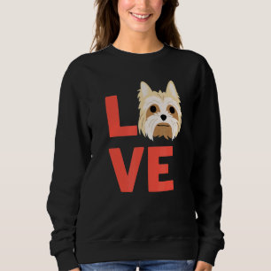 I Love Yorkshire Terrier Dog Pet Owner and Animal Trui