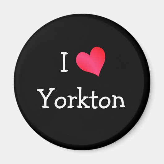 I Love Yorkton Magneet (Voorkant)