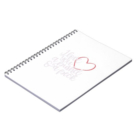 I Love You A Bushel Amp A Peck Notitieboek (Linkerzijde)