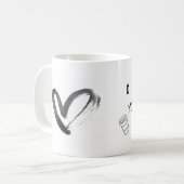 I love you a latte - grappige koffie mok (Voorkant links)