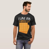 I Love You A Waffle Lot T-shirt (Voorkant volledig)