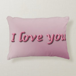 I love you. accent kussen