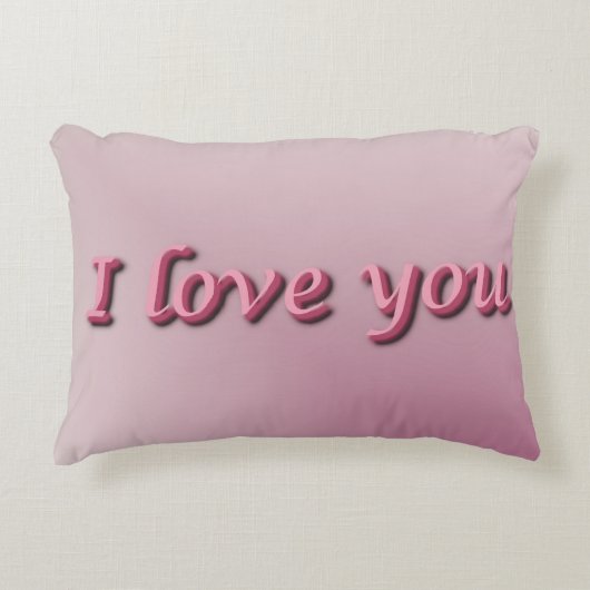 I love you. accent kussen (Voorkant)