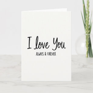 I Love You Altijd En Voor Altijd Kaart