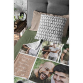 I Love You Always & Forever Modern 6 Photo Collage Fleece Deken