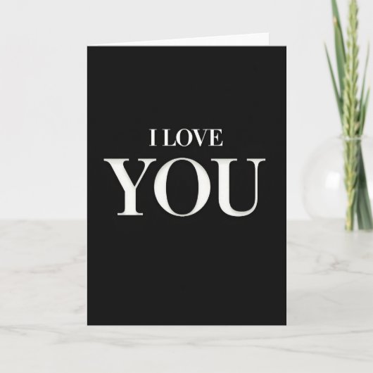 I Love You Always Kaart (Voorkant)