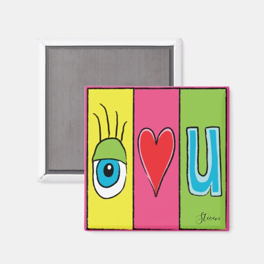 I Love You Always Magneet (Voorkant / Achterkant)