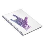 "I Love You" Amerikaans Notitieboek voor gebarenta (Rechterzijde)