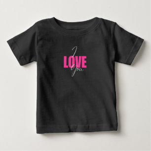 I Love You Baby T-shirt – Grappig Romantisch Grafi