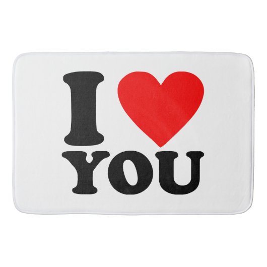 I Love You Badmat (Voorkant)
