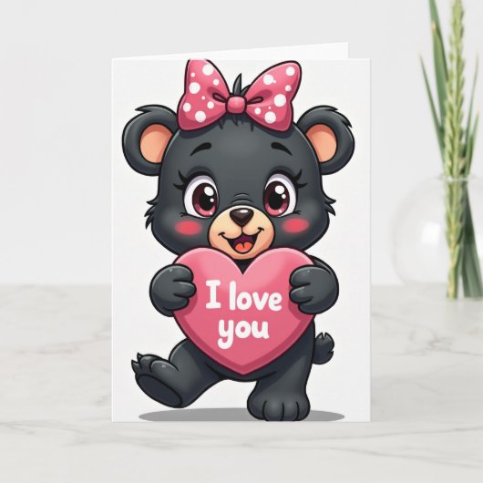 I Love You Beerkaart Kaart (Voorkant)