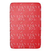 I love you (Braille) Badmat (Voorkant Verticaal)