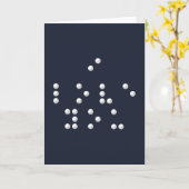 I love you (Braille) Kaart (Gele Bloem)