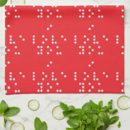 I love you (Braille) Theedoek