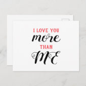 I Love You Briefkaart (Voorkant / Achterkant)