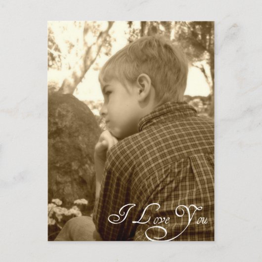 I Love You Briefkaart (Voorkant)
