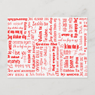 I Love You Briefkaart