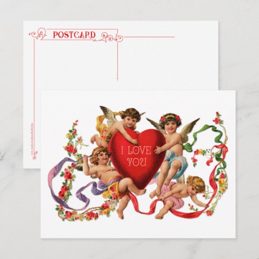 I Love You Briefkaart (Voorkant / Achterkant)