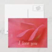 I Love You Briefkaart (Voorkant / Achterkant)