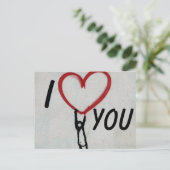 I Love You Briefkaart (Staand voorkant)
