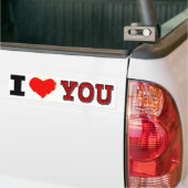 I Love You Bumpersticker (Op Truck)