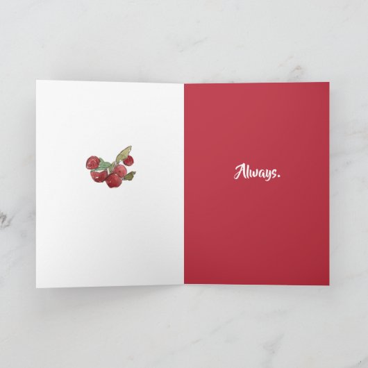 I Love You Bushel And Peck Apples Fruit Kaart (Binnen)