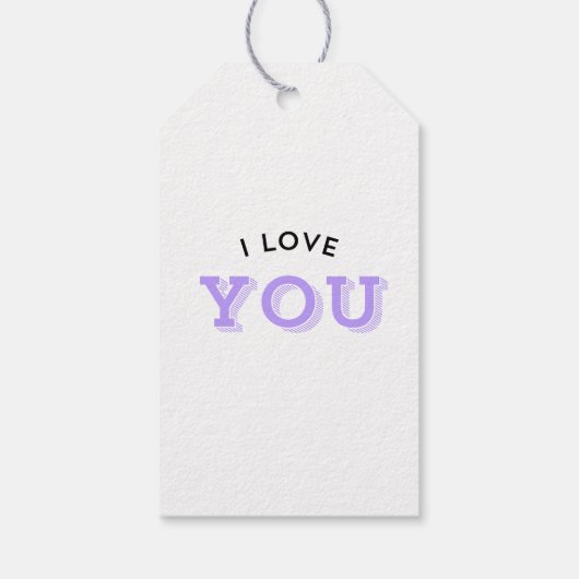 I Love You Cadeaulabel (Achterkant)
