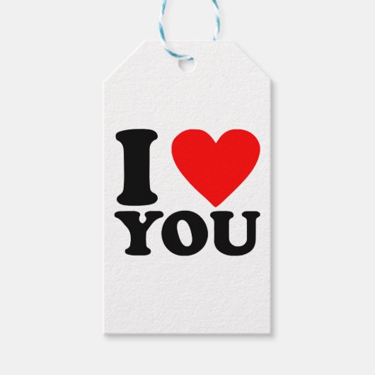 I Love You Cadeaulabel (Voorkant)