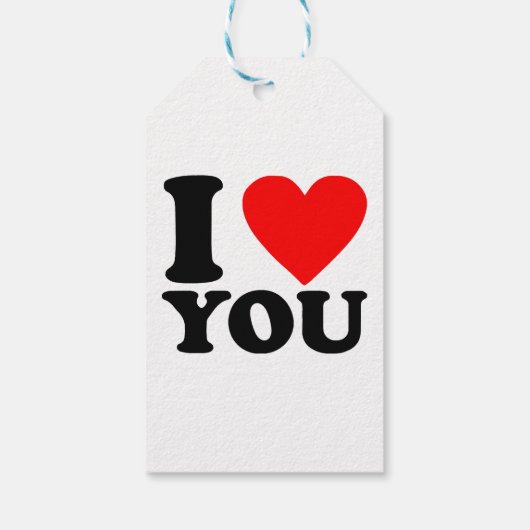 I Love You Cadeaulabel (Achterkant)