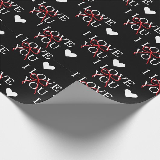 I Love You  Cadeaupapier (Hoek)