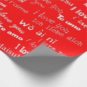 I Love You Cadeaupapier