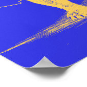 I Love You California--Blue and Gold Poster (Hoek)